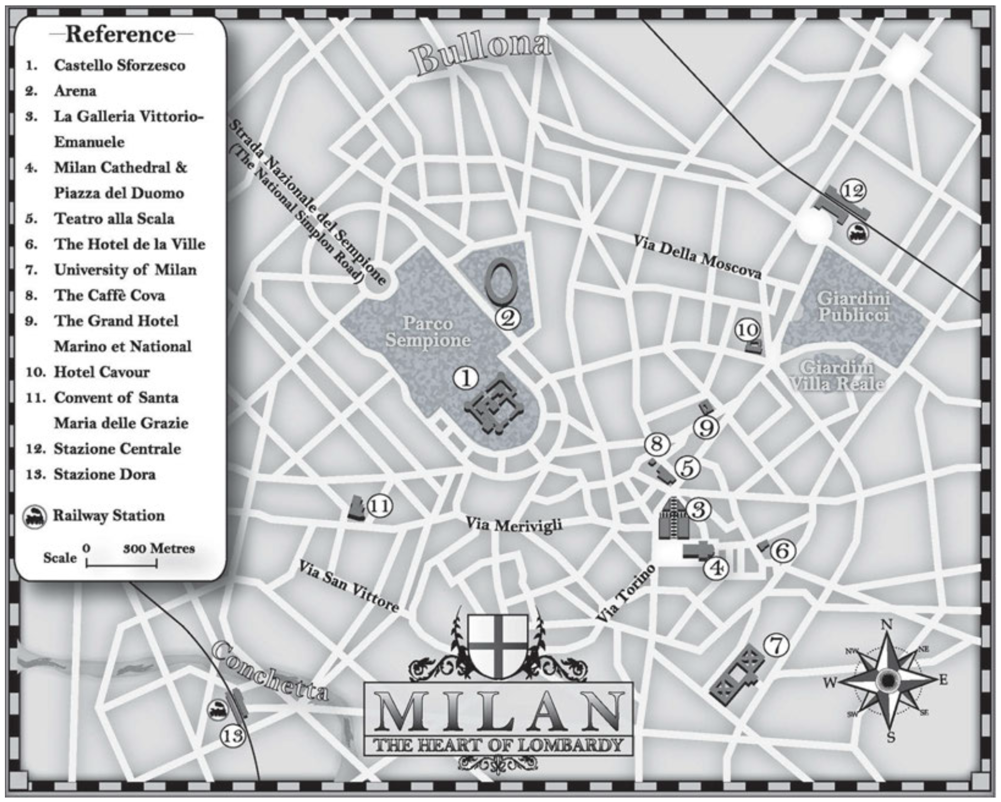 Milan Map